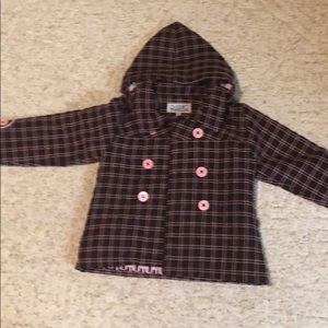 Kids jacket brown/pink